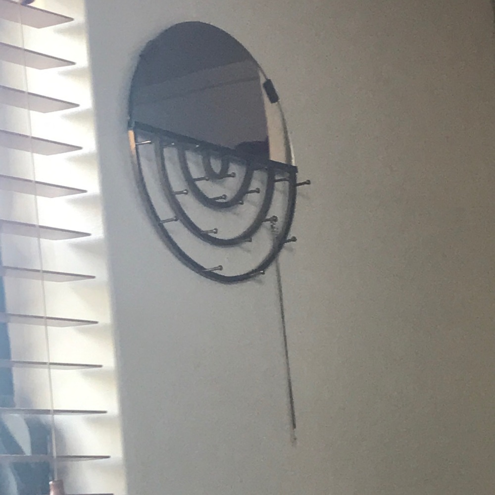 mirror and necklace holder